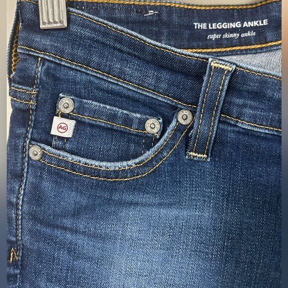 Adriano Goldschmied The Legging Ankle Raw Hem Skinny Jeans - Picture 5 of 13